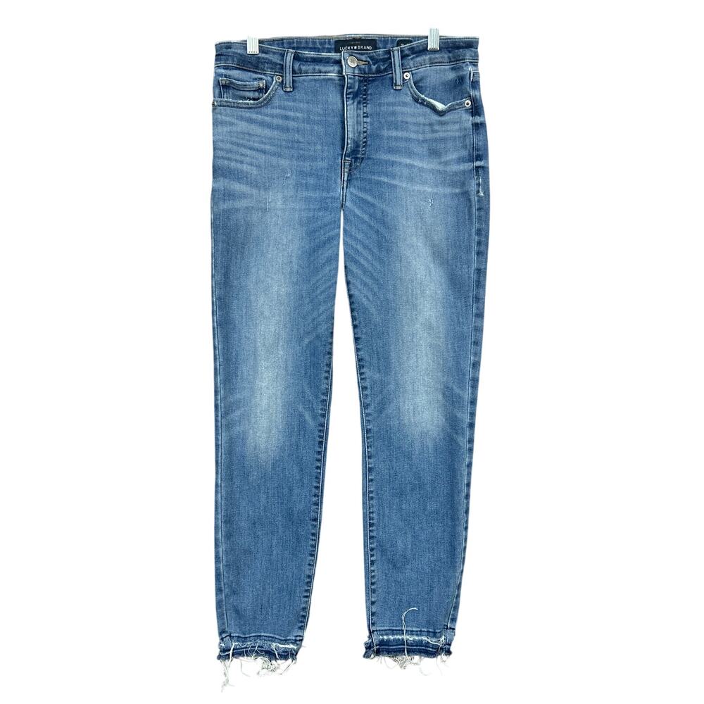 Lucky Brand Womens Jeans Blue Denim Mid Rise Hayden Skinny Stretch 10/30